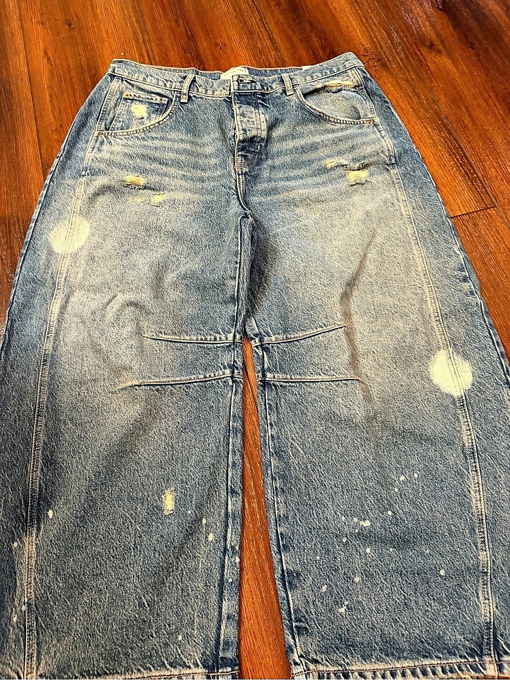 We The Free Distressed good luck barrel mid rise  LJeans Waist 31
